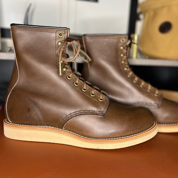 Red Wing 2941 7” Farmer by Benjamin in Dark Chocolate 9D - Picture 2 of 7